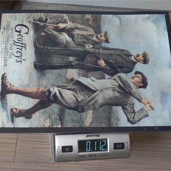 Geoffrey's Apparel For The Distinguished Gentleman Vintage Metal Golfer Sign - Picture 11 of 12